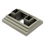 Befestigungselement für Lamellenprofil Dekorativ Premium Antique 9 x 4 cm