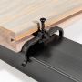 Universal Montageclip für Terrassendielen + Schraube – 50 Stk. (schwarz)