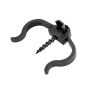 Universal Montageclip für Terrassendielen + Schraube – 50 Stk. (schwarz)