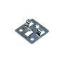 Edelstahl-clip L-8 für Premium Terrassendielen + Schraube - 50 Stk. (Schwarz)