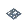 Edelstahl-clip L-8 für Premium Terrassendielen + Schraube - 50 Stk. (Schwarz)