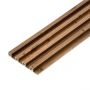 Lamele Ścienne Dekoracyjne Dąb Ciemny 2,4 x 16,8 cm – dł. 2,7 m