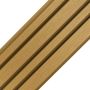Premium Asymmetrisch WPC Fassadenlamellen Eiche – 2,9 m