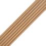 SPC Wandlamellen Niederprofil Goldene Eiche Matt 1,2 x 15,5 cm – 2,8 m