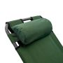 Leżak Składany Ogrodowy Zielony 178x88x60 cm Łóżko Polowe