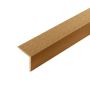WPC Winkelleiste Classic Hellbraun 48x48 mm - 2,4 m