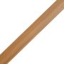 WPC Lamellen Leiste Typ F Premium Natural Eiche / Schwarz 36,5 x 49,5 mm – 2,9 m