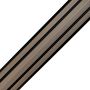 WPC Lamellen Eckbrett DUO Antique / Schwarz – 2,9 m