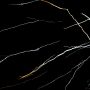 SPC WandpaneelMarmor Marquina Schwarz Glänzend 120 x 280 cm 4 mm