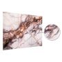 Wandpaneel XXL Breccia Kupfer Glänzend 120 x 280 cm 3 mm – 3er Satz (ABC)