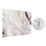 Wall Panel XXL  Arabescato Gold Glänzend 120 x 280 cm 3 mm – Set of 3 (ABC)