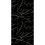 SPC Wandpaneel Marmor Marquina Schwarz Glänzend 60 x 120 cm 4 mm