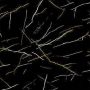 SPC WandpaneelMarmor Marquina Schwarz Glänzend 120 x 280 cm 4 mm