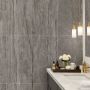 SPC Wandpaneel Stein Monza Schwarz Matt 60 x 120 cm 4 mm