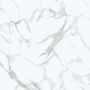 SPC-Vinylbodenpaneel Marmor Calacatta Weiß Glänzend 45 × 90 cm, 4 mm