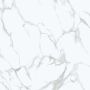 SPC-Vinylbodenpaneel Marmor Calacatta Weiß Glänzend 45 × 90 cm, 4 mm