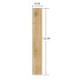 SPC-Vinylbodenpaneel Natural Eiche Matt 18 × 122 cm 4 mm – 1 Stk.
