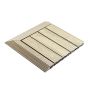 Premium WPC Terrassenfliese Ecru 30 x 30 x 2,5 cm