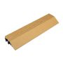 WPC Terrassenfliese 3D Seite Honig Teak