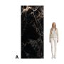 Wandpaneel XXL Portoro Schwarz Glänzend 120 x 280 cm 3 mm (A)