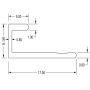 Aluminium-Abschlussprofil 3,5 mm für Wandpaneele Schwarz Matt – 2,9 m