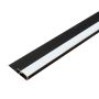 LED-Aluminium-Abschlussprofil 4,5 mm für Wandpaneele Schwarz Matt – 2,9 m