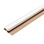 LED-Aluminium-Abschlussprofil 4,5 mm für Wandpaneele Kupfer Matt – 2,9 m