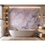 Wandpaneel XXL Statuario Rosa Glänzend 120 x 280 cm 3 mm – 3er Satz (ABC)
