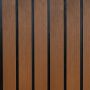 Lamellenzaunbrett DUO Premium Teak / Schwarz - 1,8 m