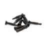 Selbstbohrende Schraube 4 x 18,5 mm aus Edelstahl Schwarz – 100 Stück