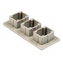Endkappe für Lamellenprofil Dekorativ Premium Antique 9 x 4 cm