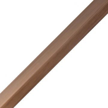 WPC Lamellen Leiste Typ F Premium Teak 36,5 x 49,5 mm – 2,9 m