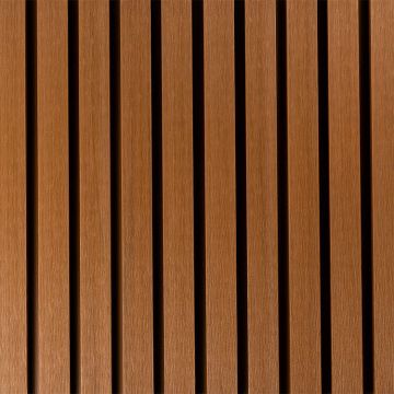 Premium WPC 4-fach Rhombusprofil Teak - 2,9 m