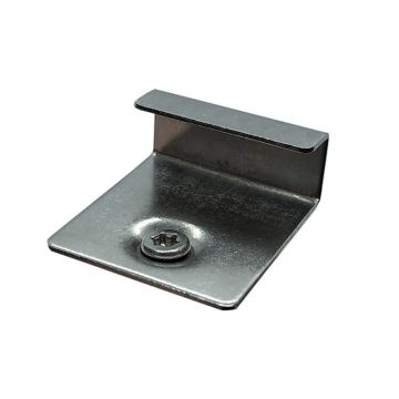 Edelstahl-clip Start + Schraube - 10 Stk.