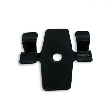 Edelstahl-clip L-8 für Premium Terrassendielen + Schraube - 50 Stk. (Schwarz)