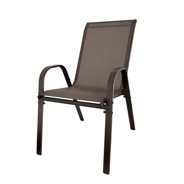 Garten-Set Terra Braun – 4 Stühle + Tisch