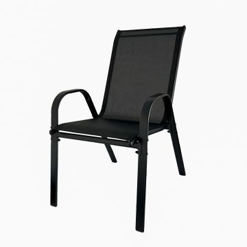 Gartenstuhl Terra Schwarz – 2 Stk.
