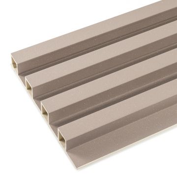 Dekorative Wandlamellen Glitzer Coffee 2,4 x 16,8 cm - 2,7 m