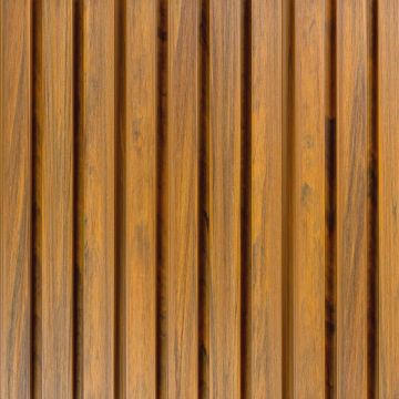 Premium WPC 4-fach Rhombusprofil Antikeiche - 2,9 m