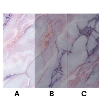 Wandpaneel XXL Statuario Rosa Glänzend 120 x 280 cm 3 mm (A)