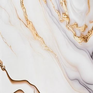 Wandpaneel XXL Arabescato Gold Glänzend 120 x 280 cm 3 mm (B)