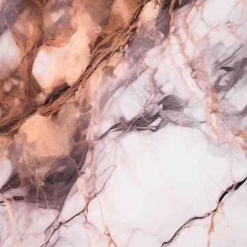 Wandpaneel XXL Breccia Kupfer Glänzend 120 x 280 cm 3 mm (B)