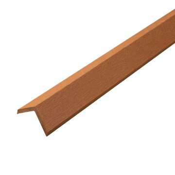 WPC Winkelleiste Classic Naturbraun 50x50 mm – 2,4 m
