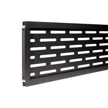 Dekoratives Zaunpaneel Alfa Anthrazit 30 x 180 cm