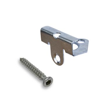 Edelstahl-clip L-11 Start/Ende + Schraube - 10 Stk.