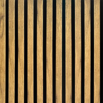 Lamele ścienne akustyczne na filcu Złoty Dąb 2,1 x 30,5 cm – dł. 2,7 m