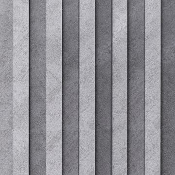 Lamele Ścienne Dekoracyjne Szary Brokat 2,4 x 16,8 cm – dł. 2,7 m