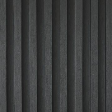 Lamele Ścienne Dekoracyjne Grafit 2,4 x 16,8 cm – dł. 2,7 m
