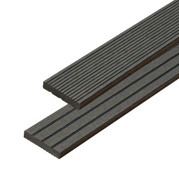 WPC Flachleiste Timber Graphit 50x10 mm - 2,4 m