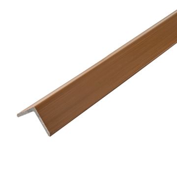 WPC Winkelleiste Premium Teak 50x50 mm - 2,9 m